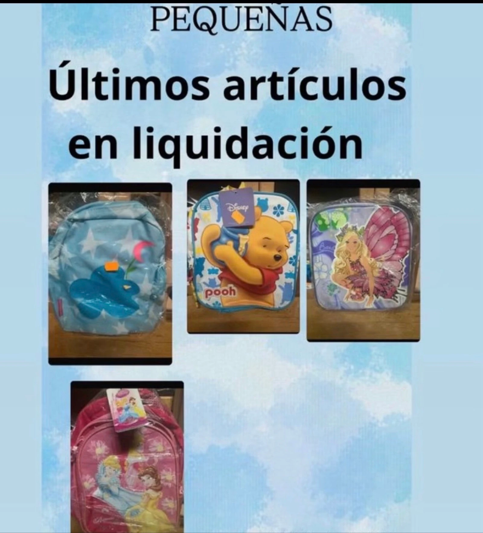 Lote de mochilas 